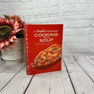 vtg 70s campbell Cookbook: Cooking with Soup spiral hardcover cottagecore retro